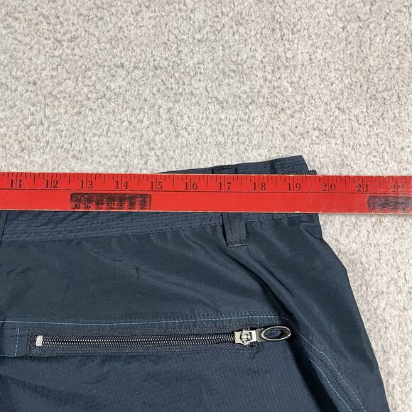 Oakley Cargo Shorts Mens 38 Blue Software Y2K VTG Grunge Pockets Tactical MTB - Picture 16 of 16